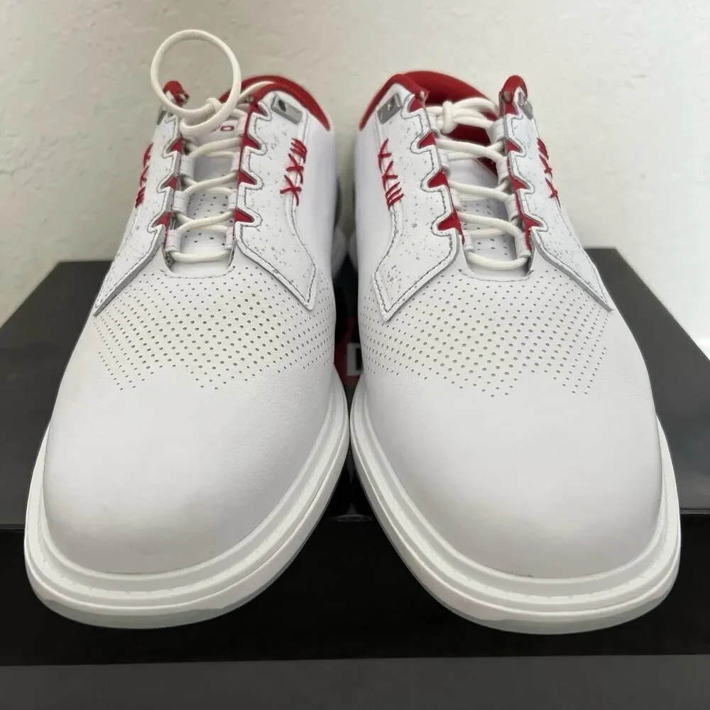 Jordan Nike Air ADG 5 White Fire Red Metallic Men's FQ6642-101 Size 10.5 New